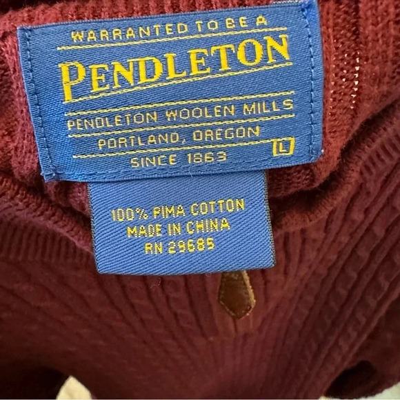 *SALE* Pendleton Knit Sweater Mens size large - Picture 4 of 4